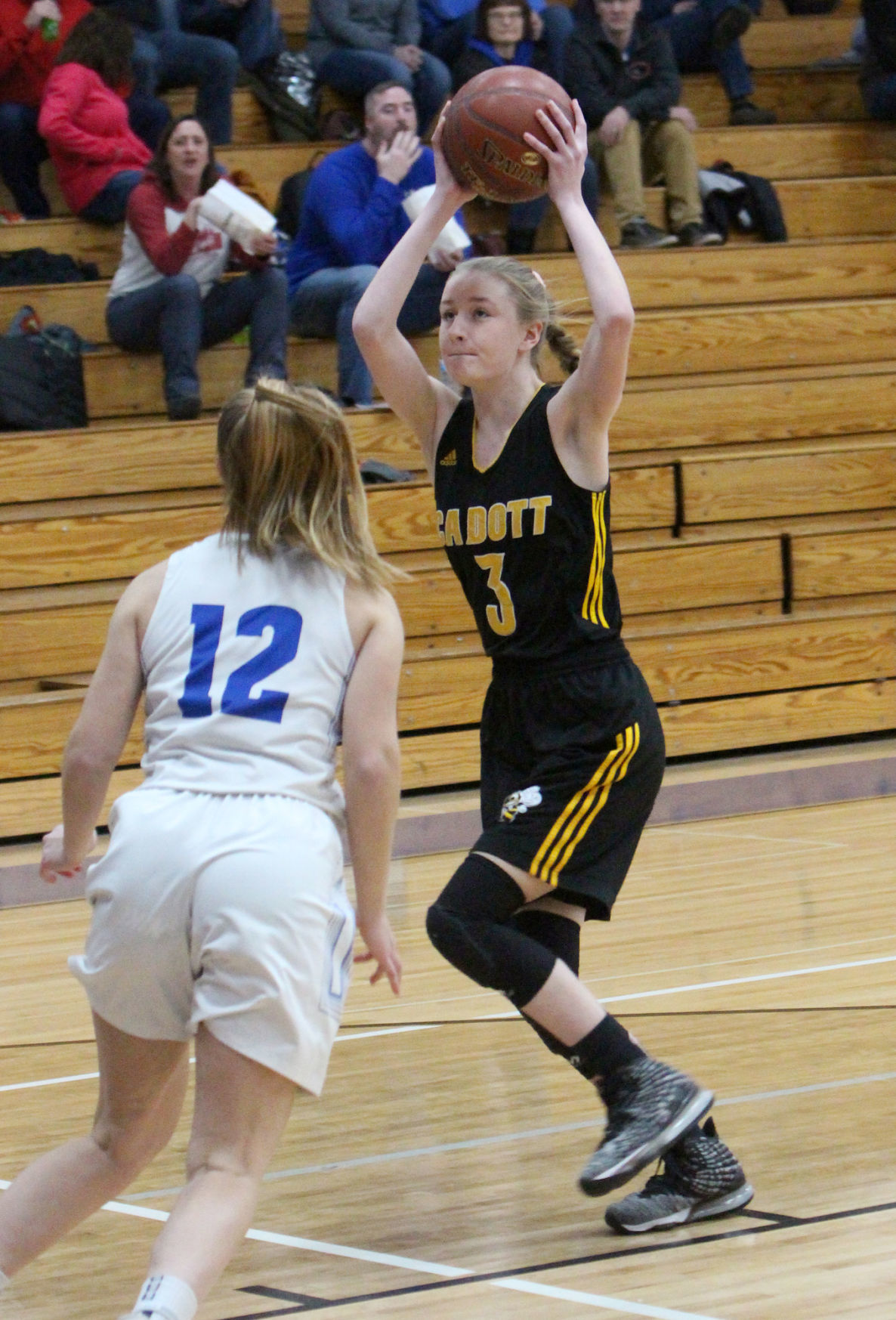 Cadott at McDonell girls basketball 2-14-20